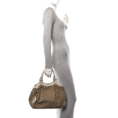 Gucci Monogram Medium Sukey Tote Off White 2 of 12