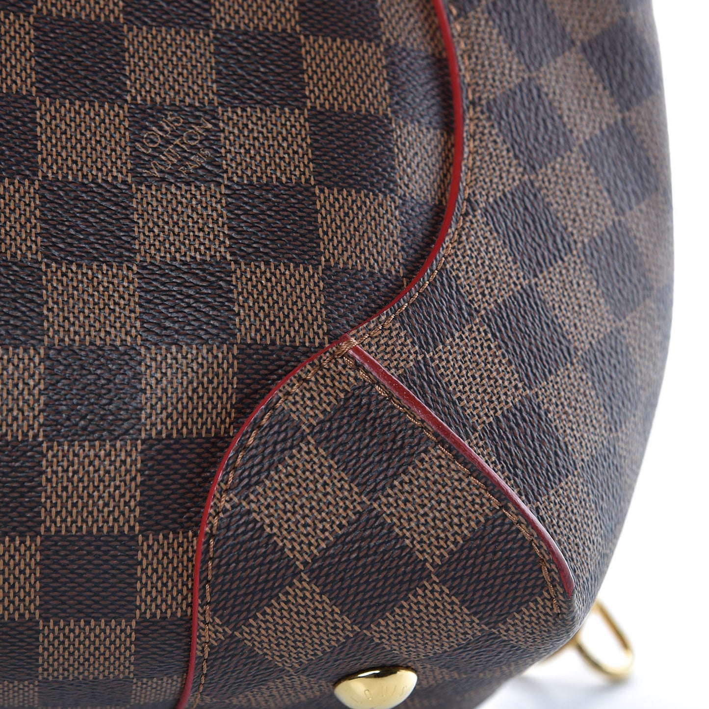 Damier Ebene Caissa Hobo Cherry