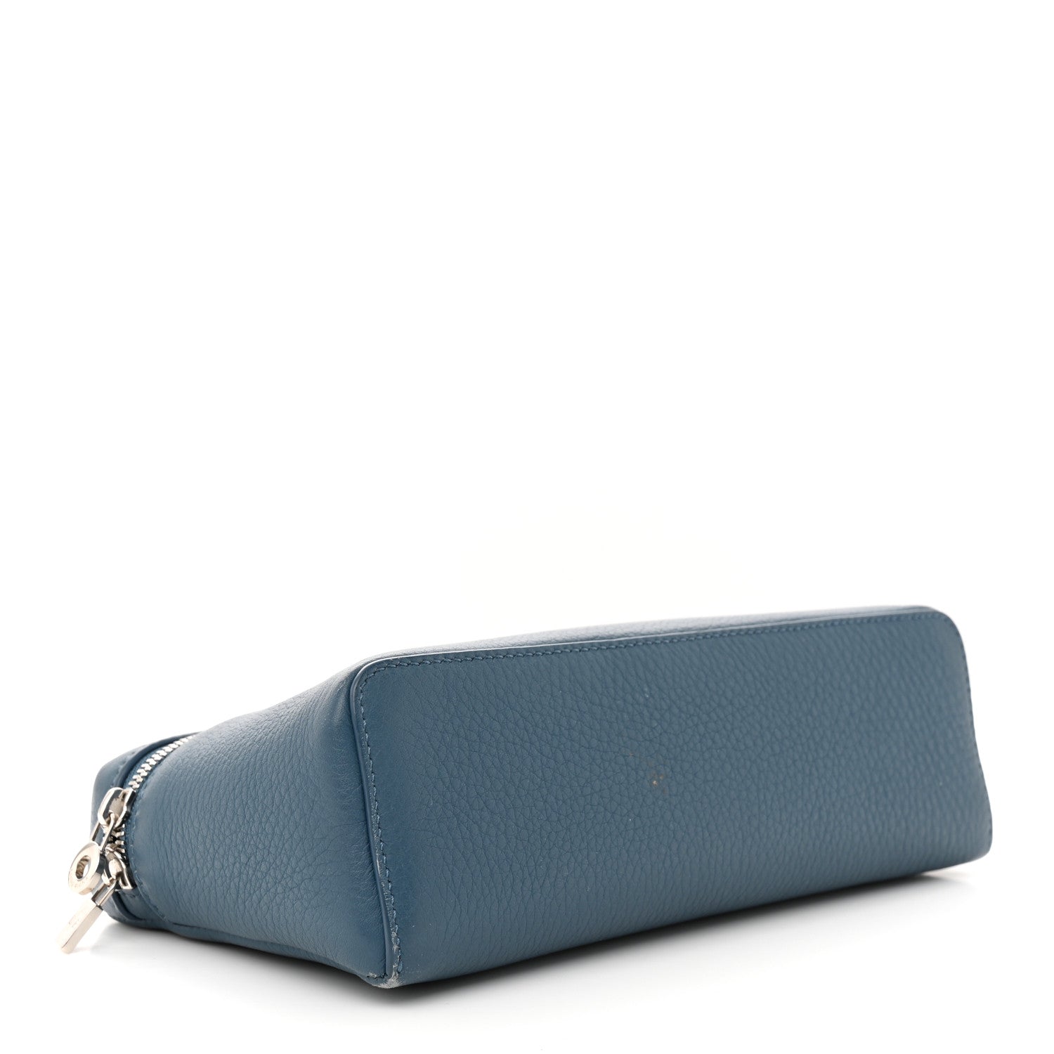 Loro Piana Grained Calfskin L19 Extra Pocket Pouch Cloud Sky 4 of 15