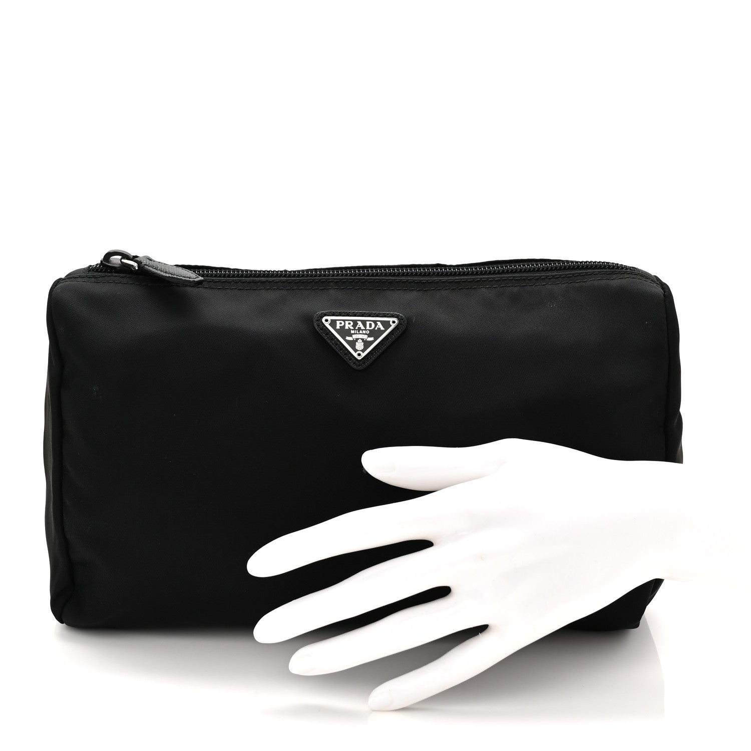 Prada Nylon Tessuto Cosmetic Pouch Black 2 of 9