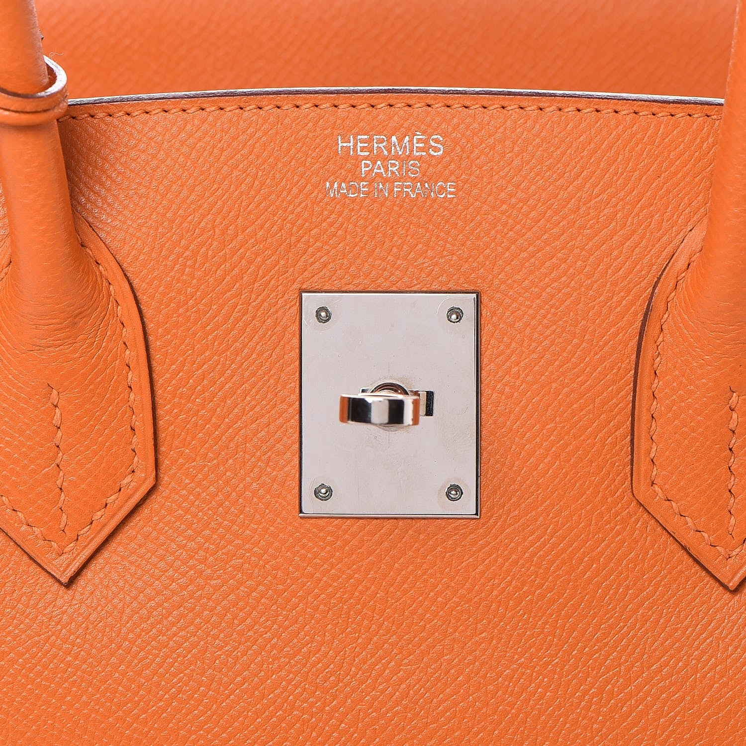 Hermes Epsom Birkin 35 Orange 27 of 38