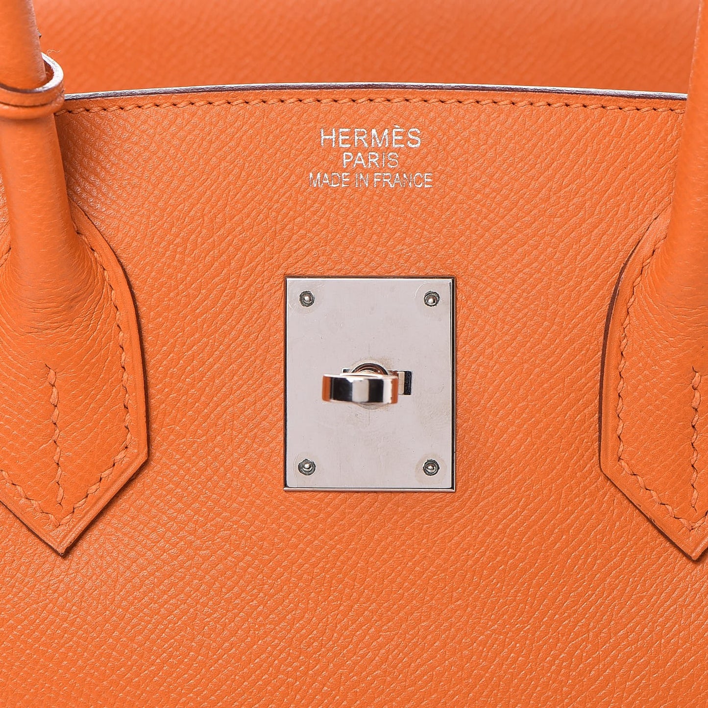 Epsom Birkin 35 Orange