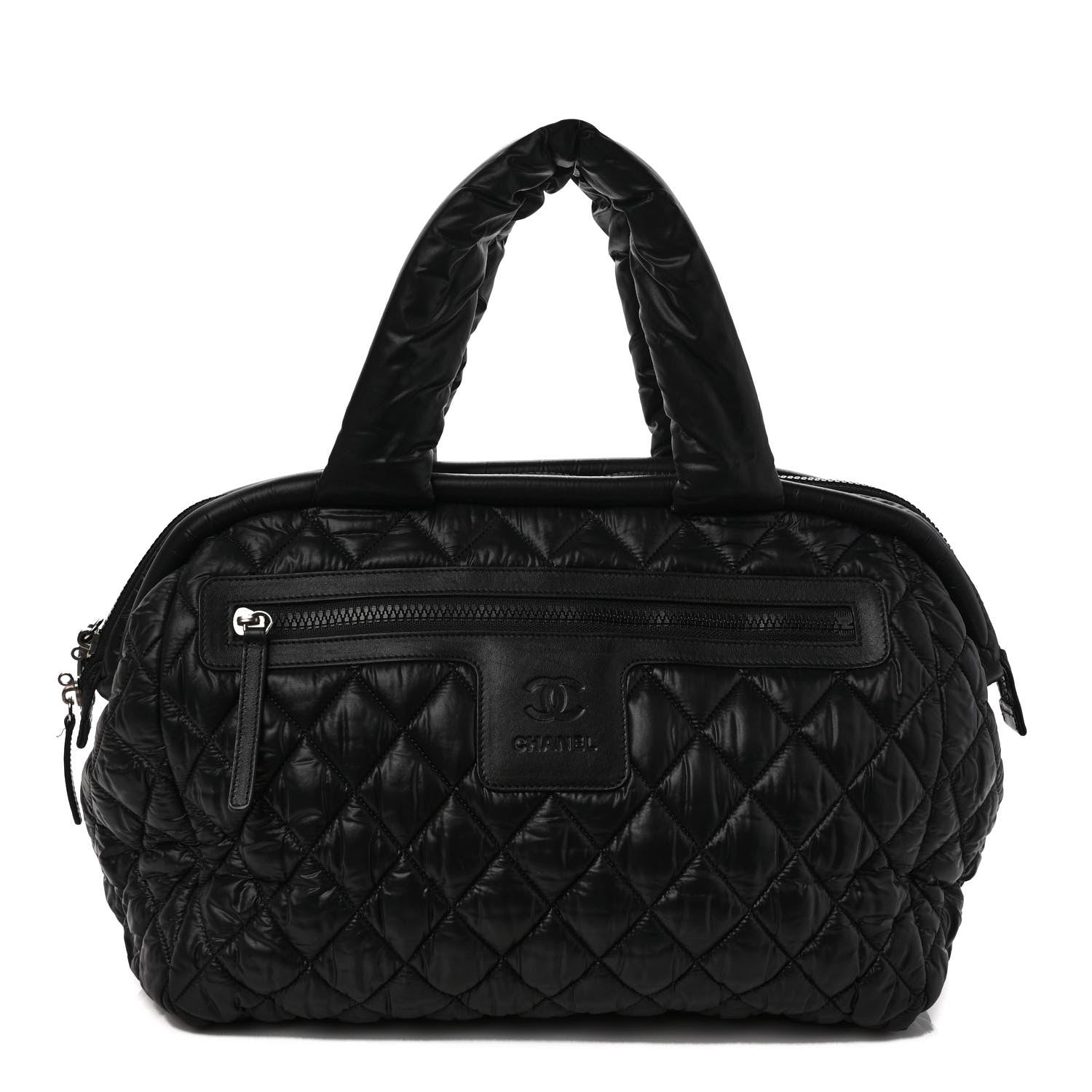 Chanel Nylon Quilted Medium Coco Cocoon Tote Black 1 of 10