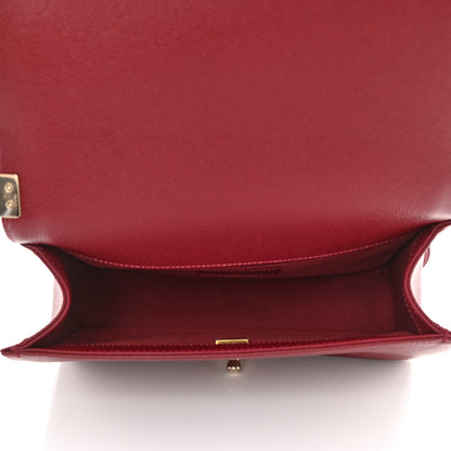 Chanel Caviar Quilted Medium Boy Flap Burgundy 5 of 8