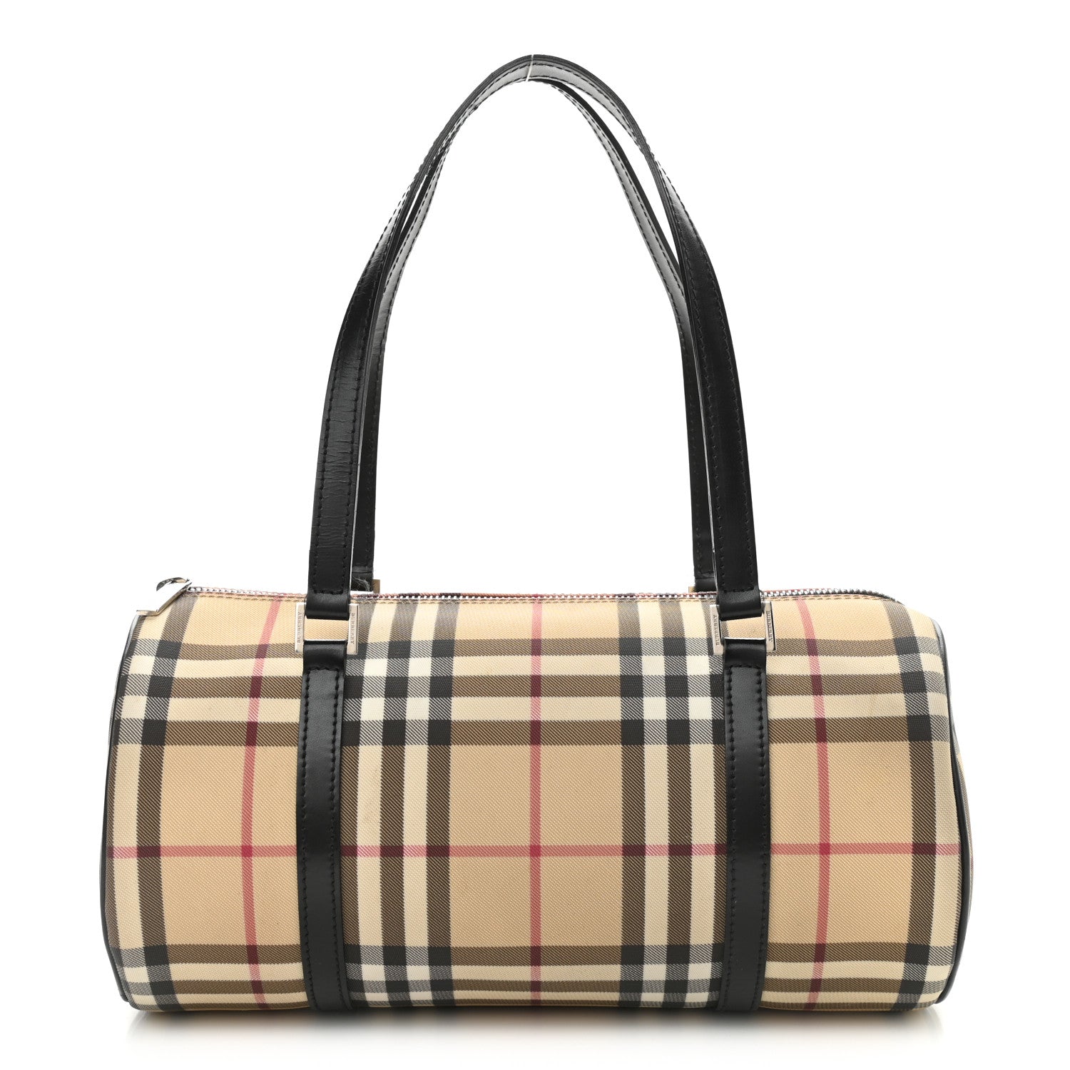 Burberry House Check Barrel Bag Black 1 of 14