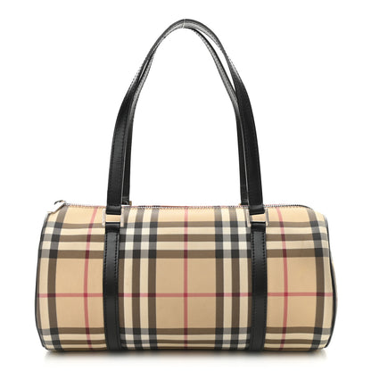Burberry House Check Barrel Bag Black 1 of 14