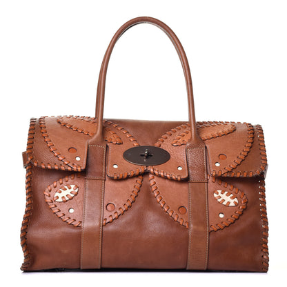 Mulberry Natural Grain Calfskin Butterfly Rio Bayswater Oak 2 of 17