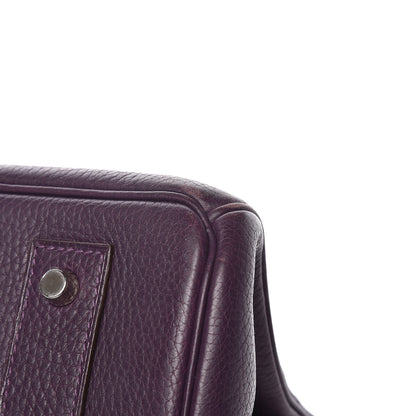 Hermes Taurillon Clemence JPG Birkin 42 Raisin 42 of 56
