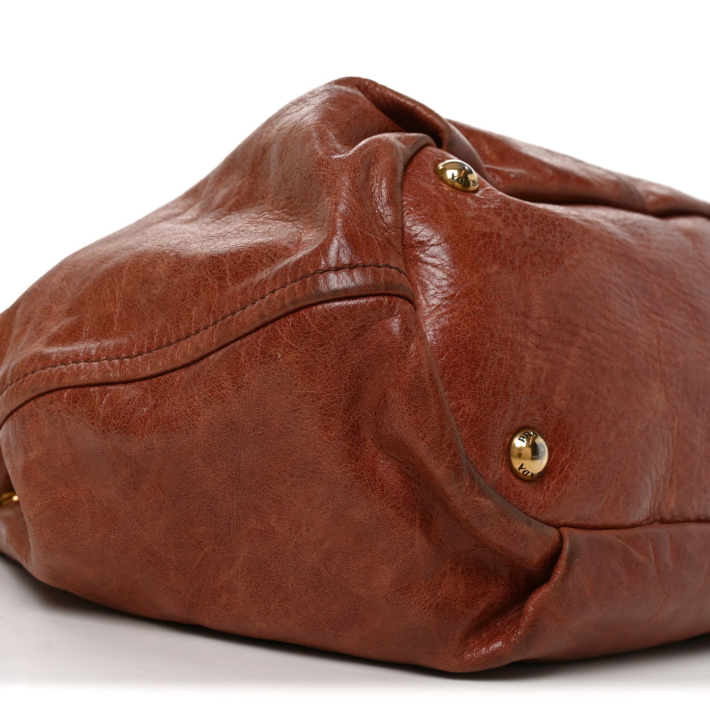 Vitello Shine Chain Tote Antico