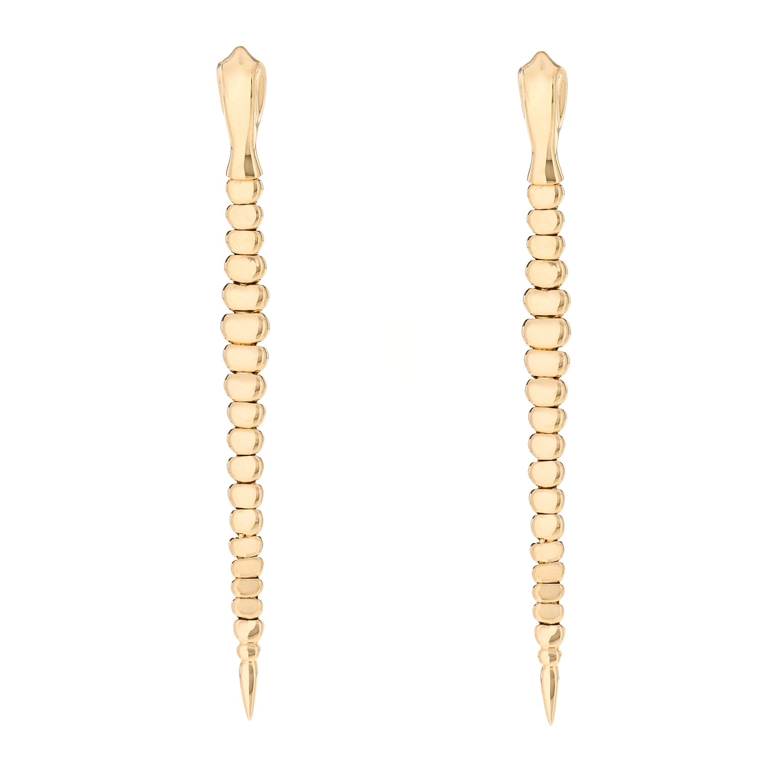 Tiffany 18K Yellow Gold Elsa Peretti Snake Earrings 1 of 4