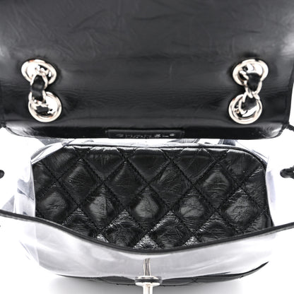 Chanel Crumpled Calfskin PVC Quilted Backpack Black 5 of 11