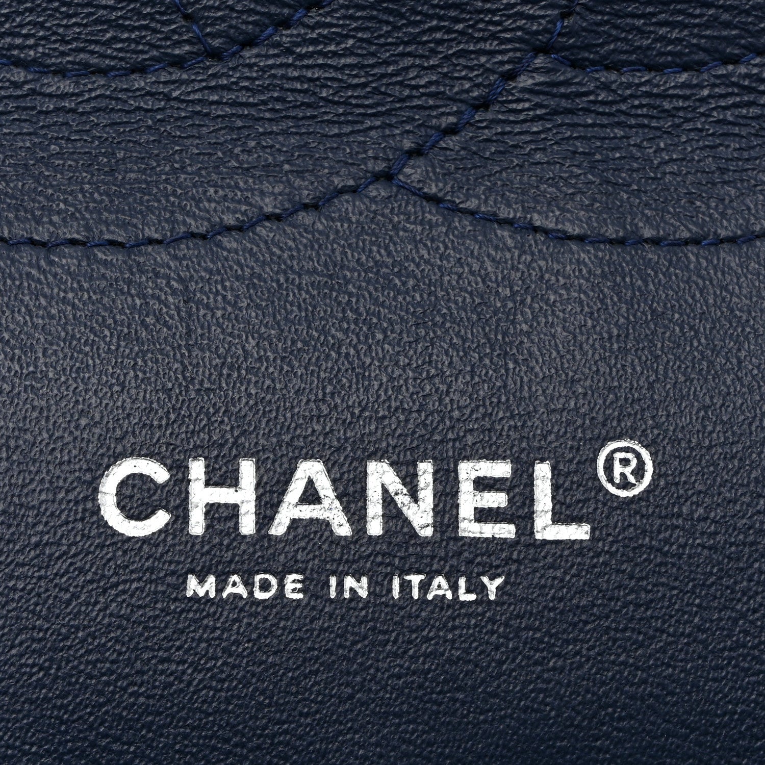 Chanel Patent Quilted Jumbo Double Flap Dark Blue 6 of 10