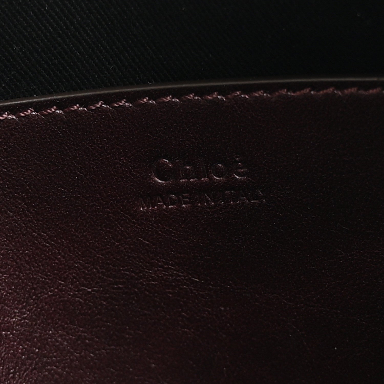 Chloe Smooth Calfskin Charms Bowling Bag Perfect Plum 6 of 11