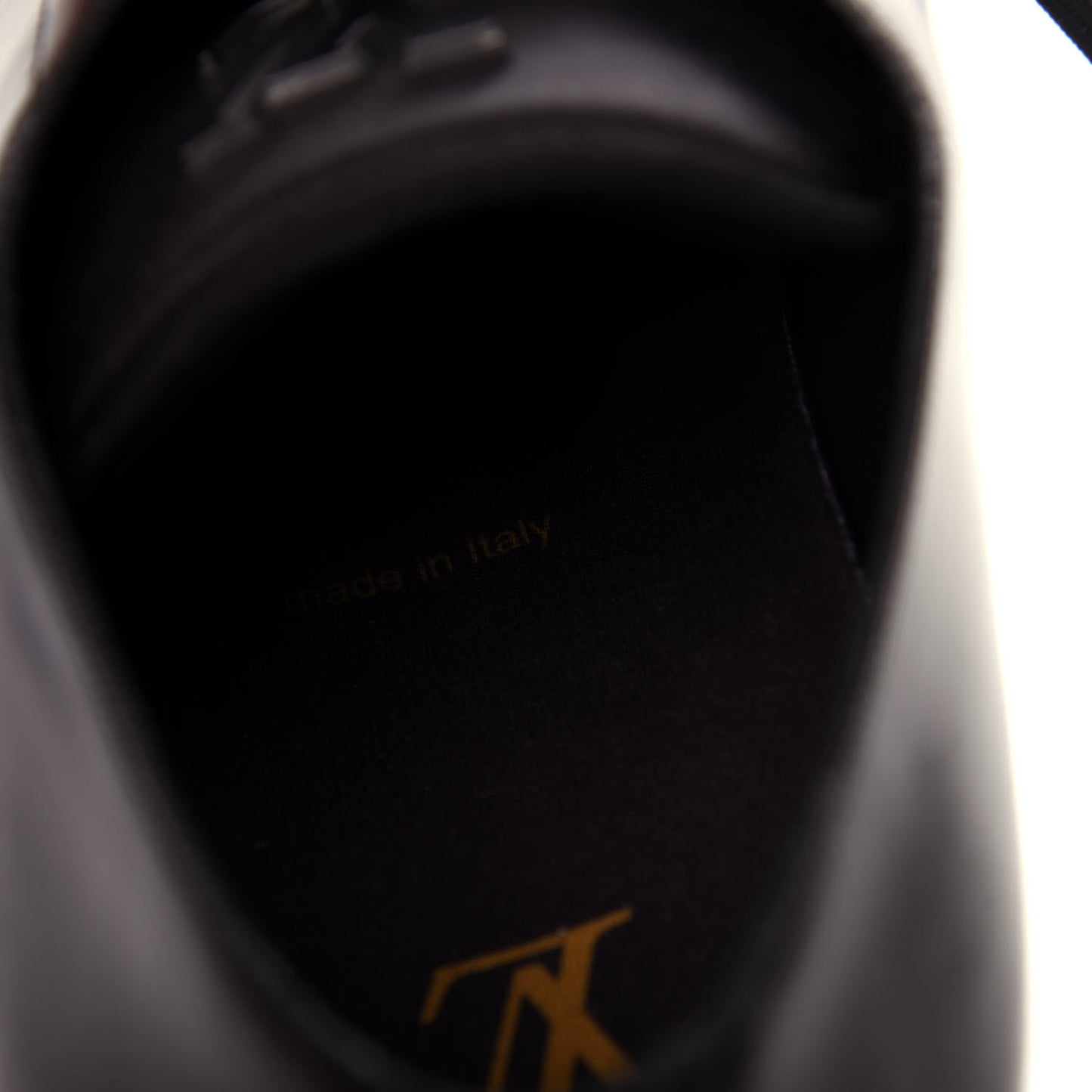 Lambskin Mens Derby Shoes 9.5 Black