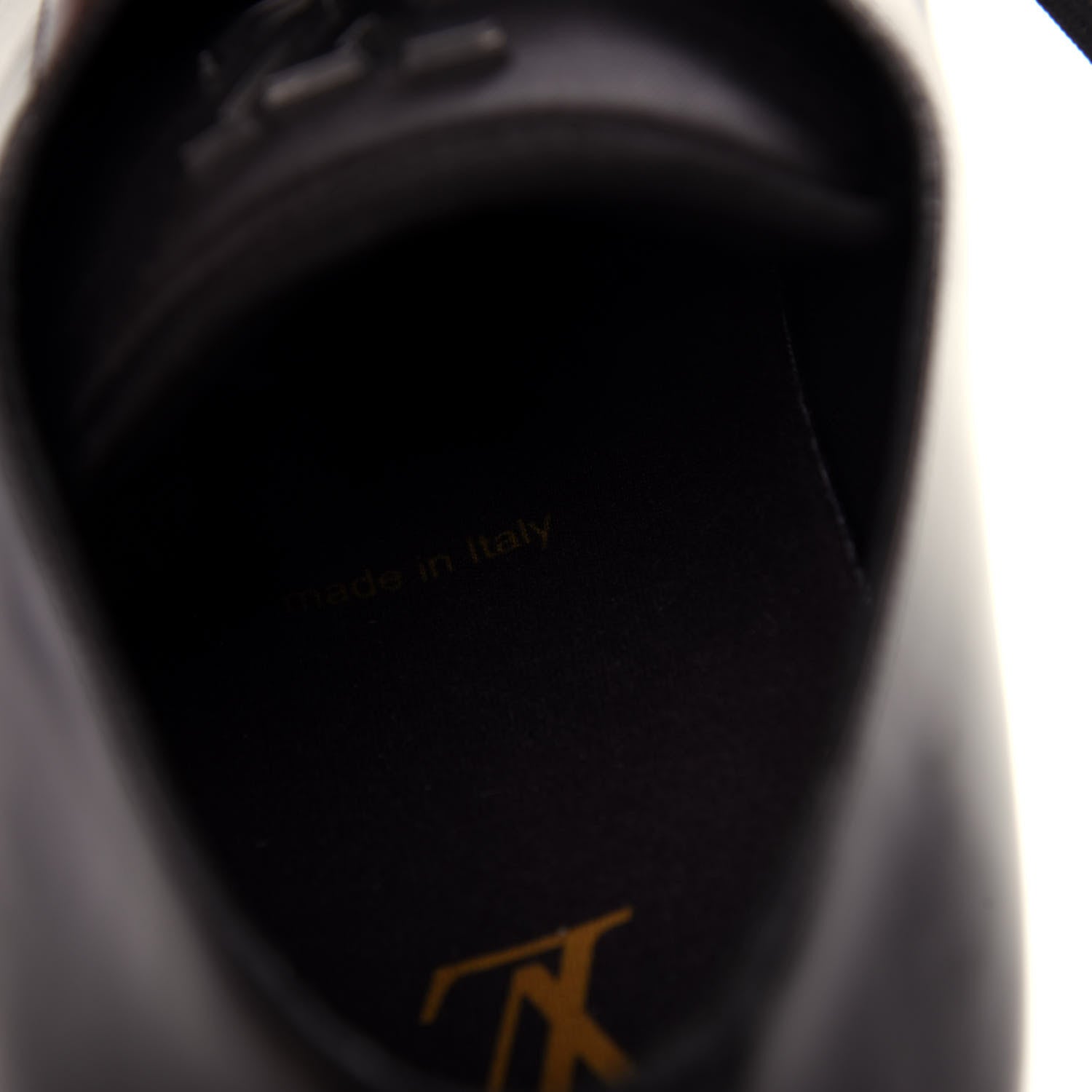 Louis Vuitton Lambskin Mens Derby Shoes 9.5 Black 10 of 11