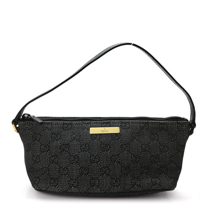 Gucci Monogram Boat Pochette Black 8 of 10