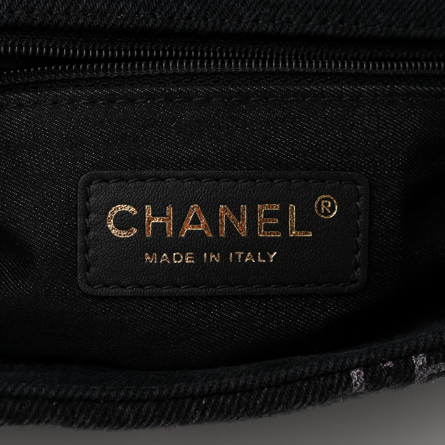 Chanel Denim Quilted Denim Mood Mini Rectangular Flap Black Multicolor 6 of 10