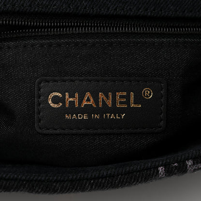 Chanel Denim Quilted Denim Mood Mini Rectangular Flap Black Multicolor 6 of 10