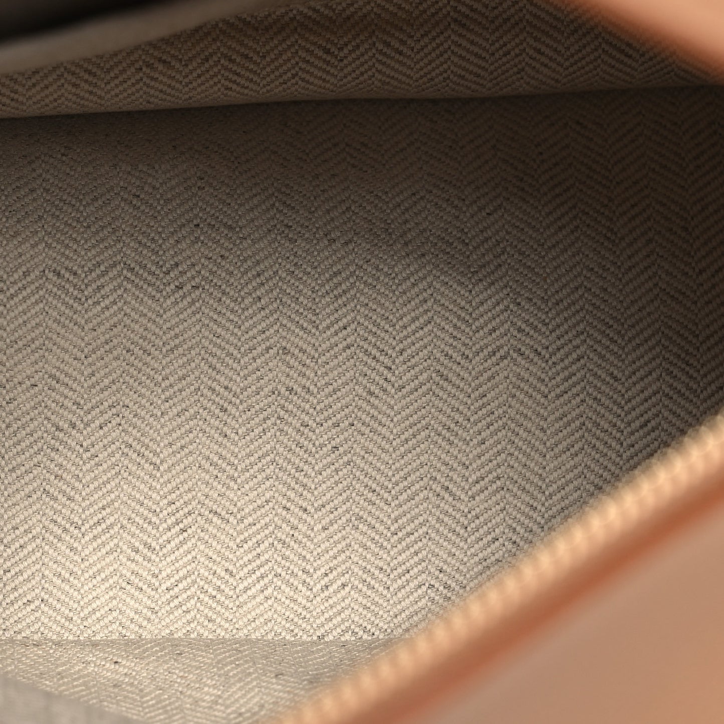 Calfskin Small Puzzle Edge Bag Toffee