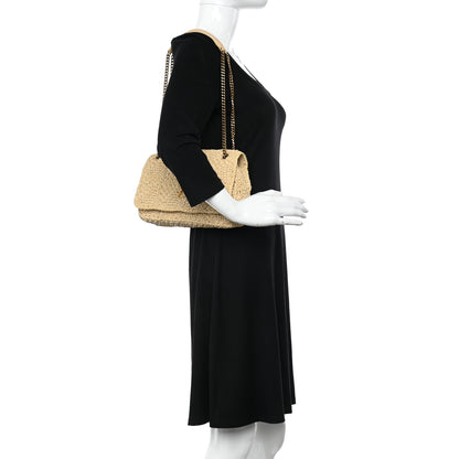 Saint Laurent Raffia Monogram Medium Jamie Natural Avorio 2 of 10