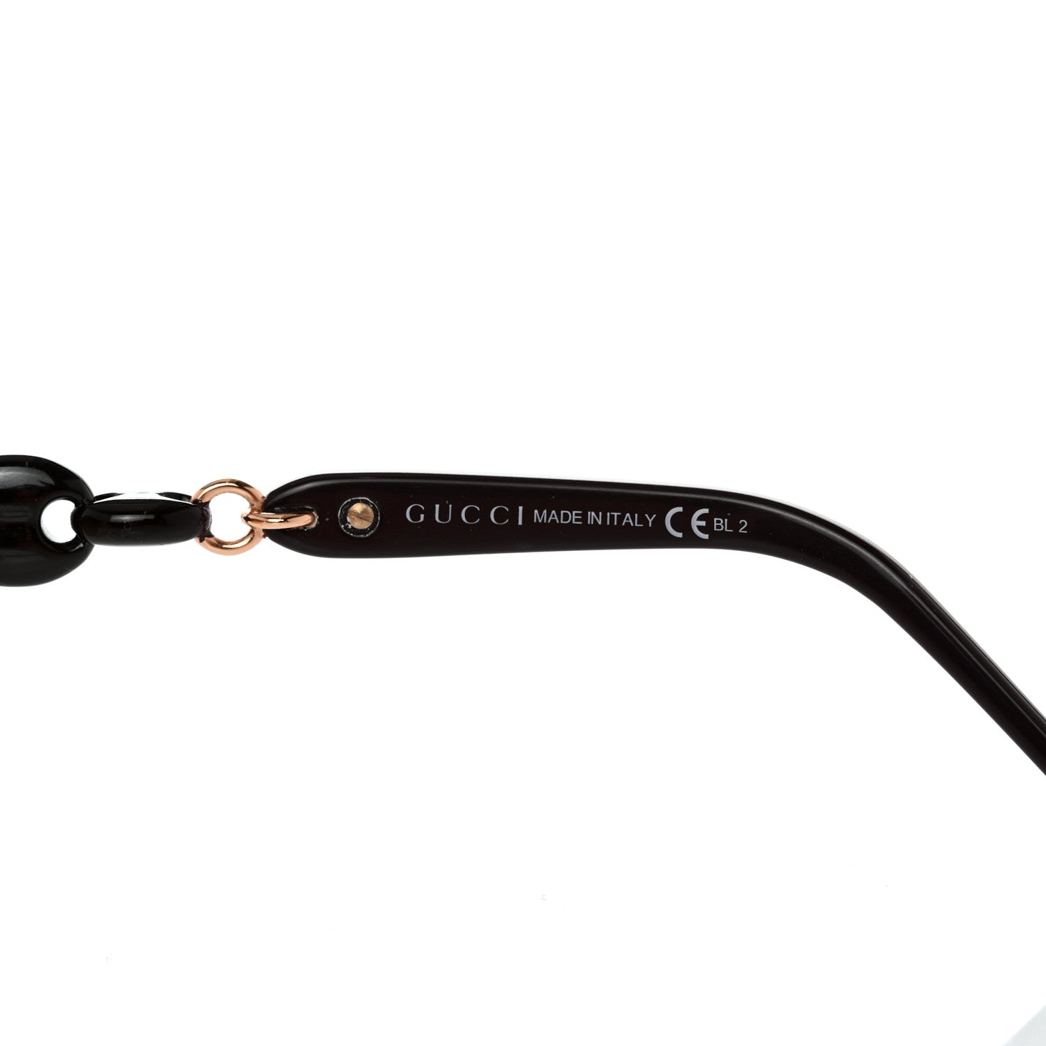 Gucci Marina Chain Aviator Sunglasses GG 4225/S Gold Brown 6 of 8
