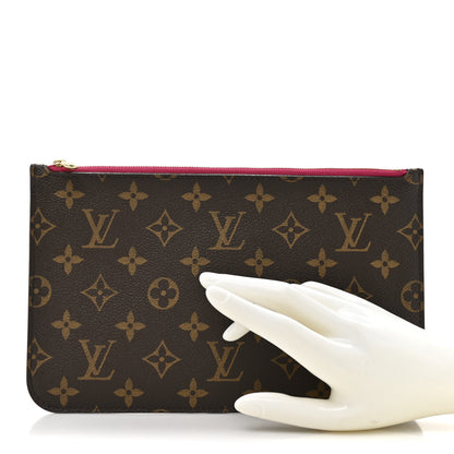 Louis Vuitton Monogram Neverfull MM GM Pochette Pivoine 2 of 8