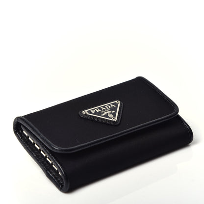 Prada Tessuto Nylon 6 Key Holder Black 4 of 8