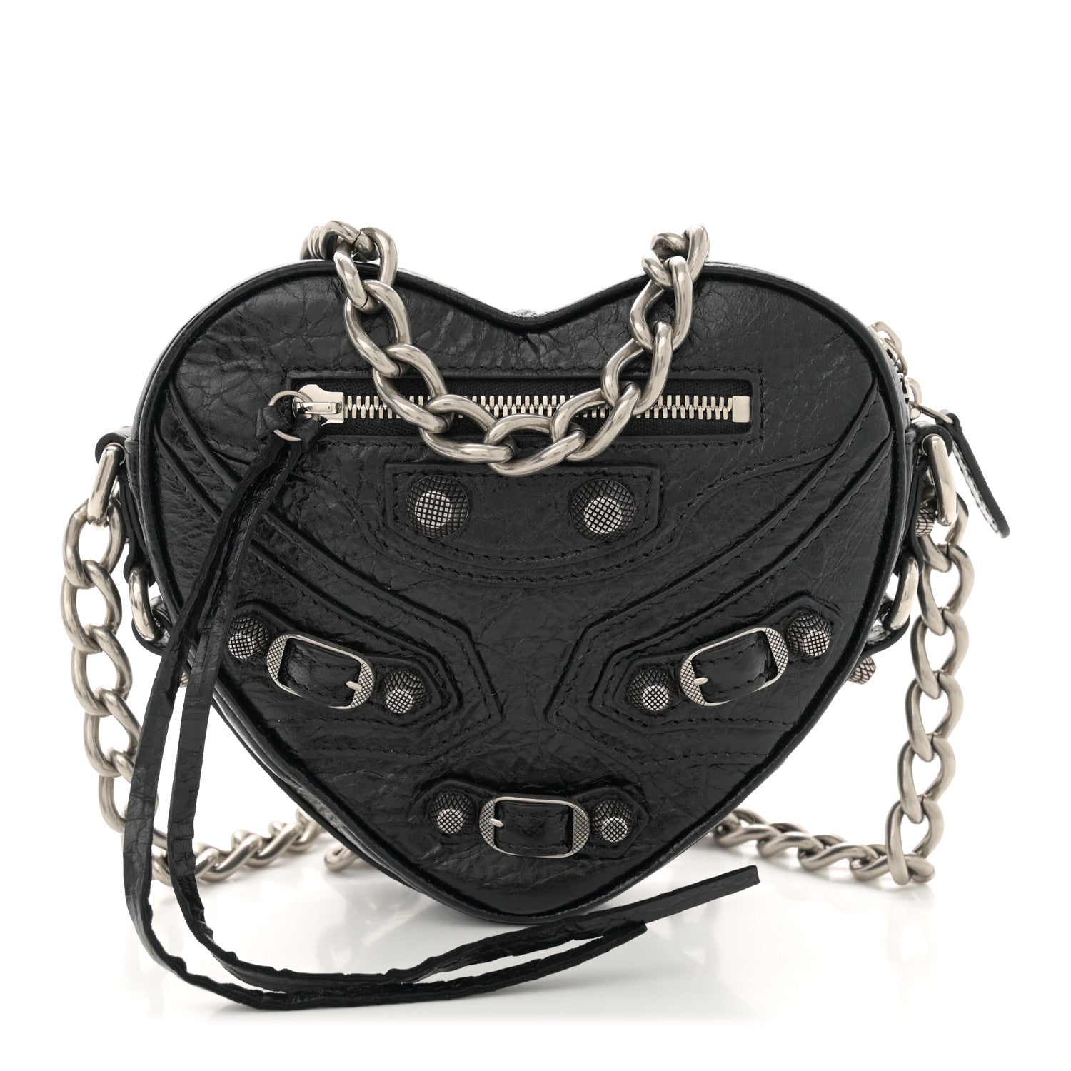 Balenciaga Agneau Arena Mini Le Cagole Heart Bag Black 1 of 10