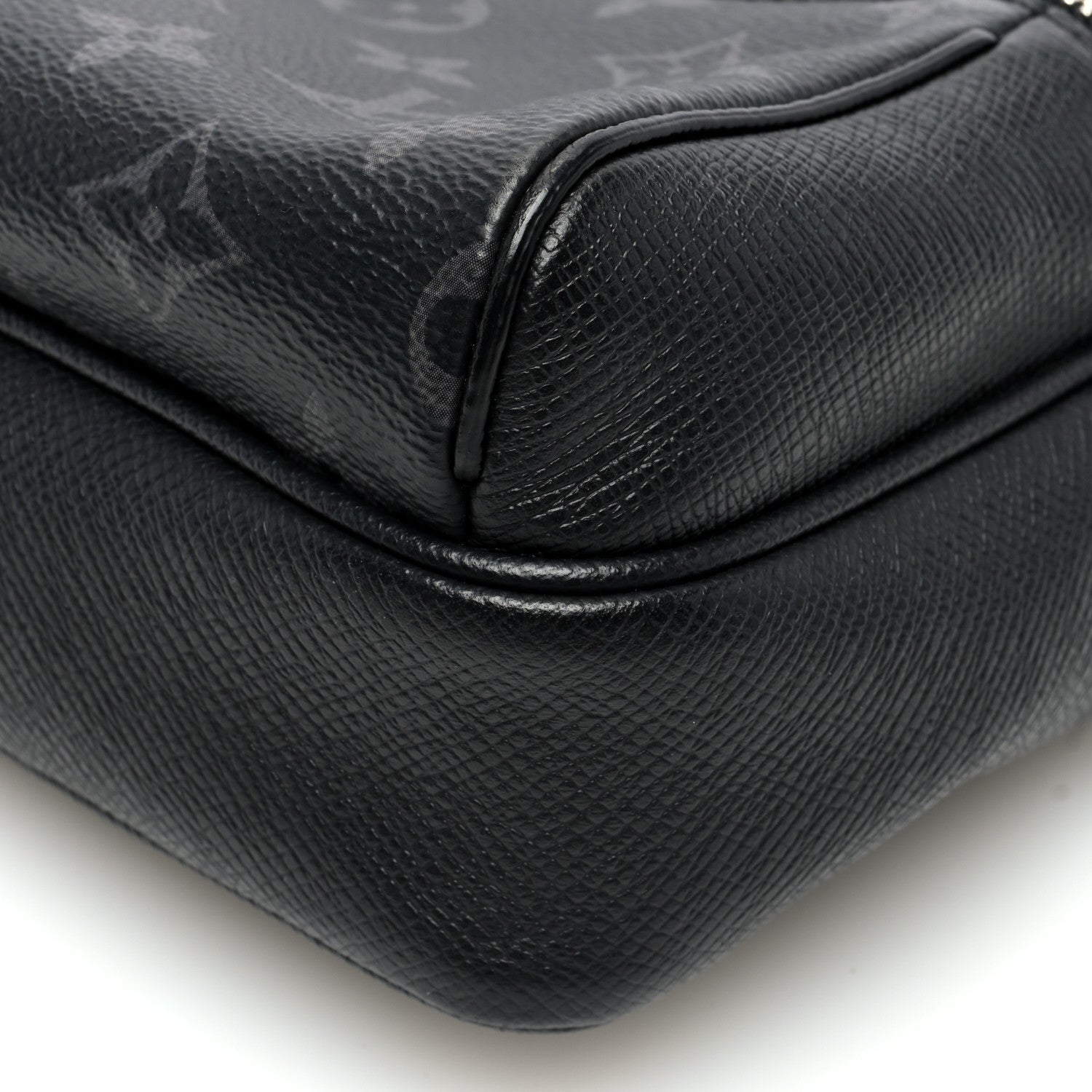 Louis Vuitton Taiga Monogram Eclipse Outdoor Messenger Black 9 of 9