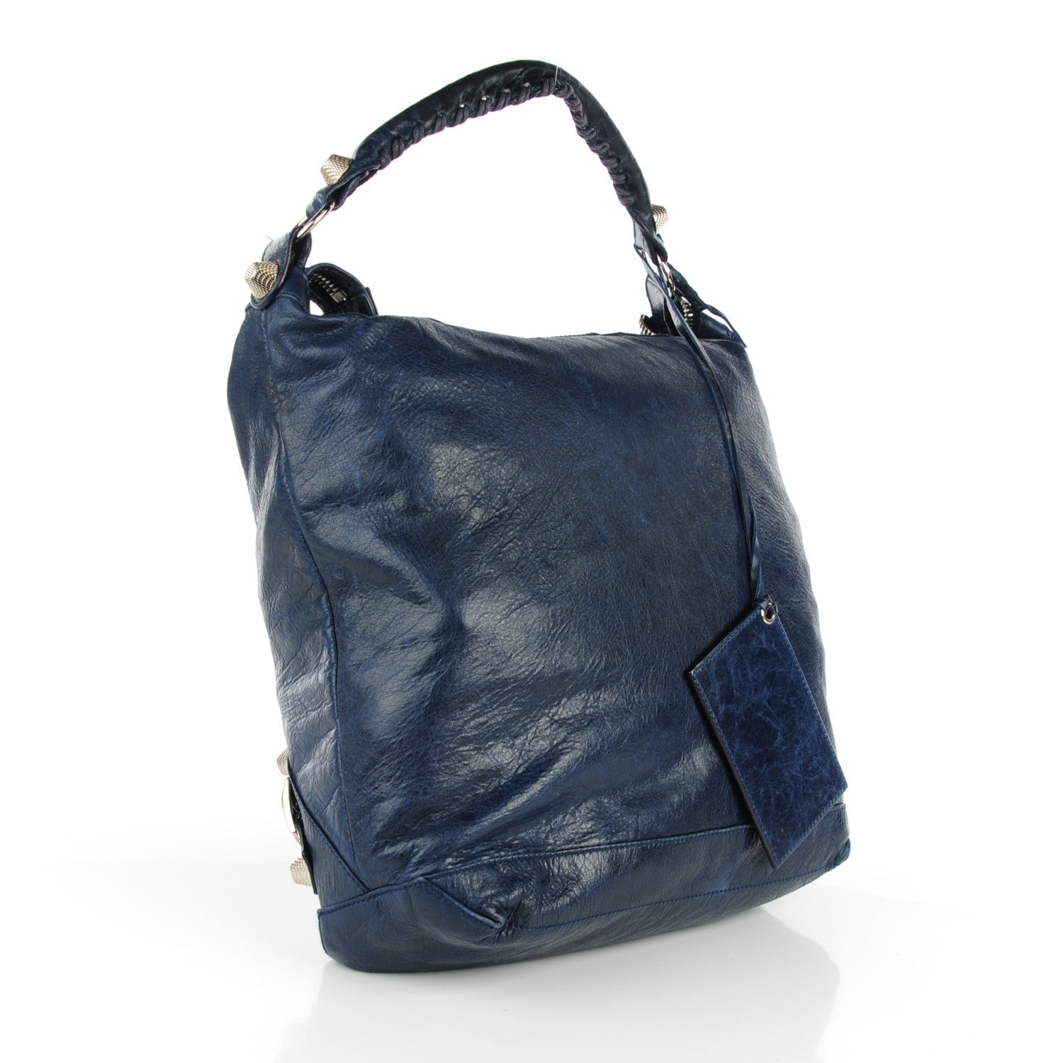 Balenciaga Agneau Giant 21 Silver Hardware Day Hobo Marine 3 of 7