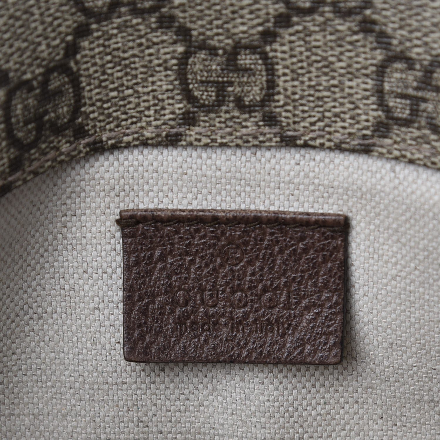 Gucci GG Supreme Monogram Neo Vintage Web Belt Bag Brown 6 of 11