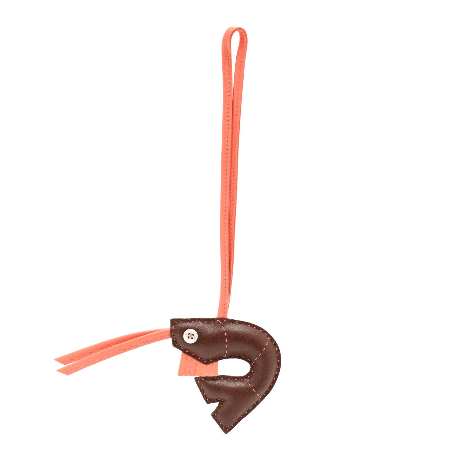Hermes Milo Lambskin Shrimp Bag Charm 1 of 3
