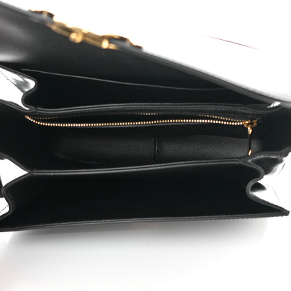 Celine Shiny Calfskin Medium Triomphe Black 5 of 11