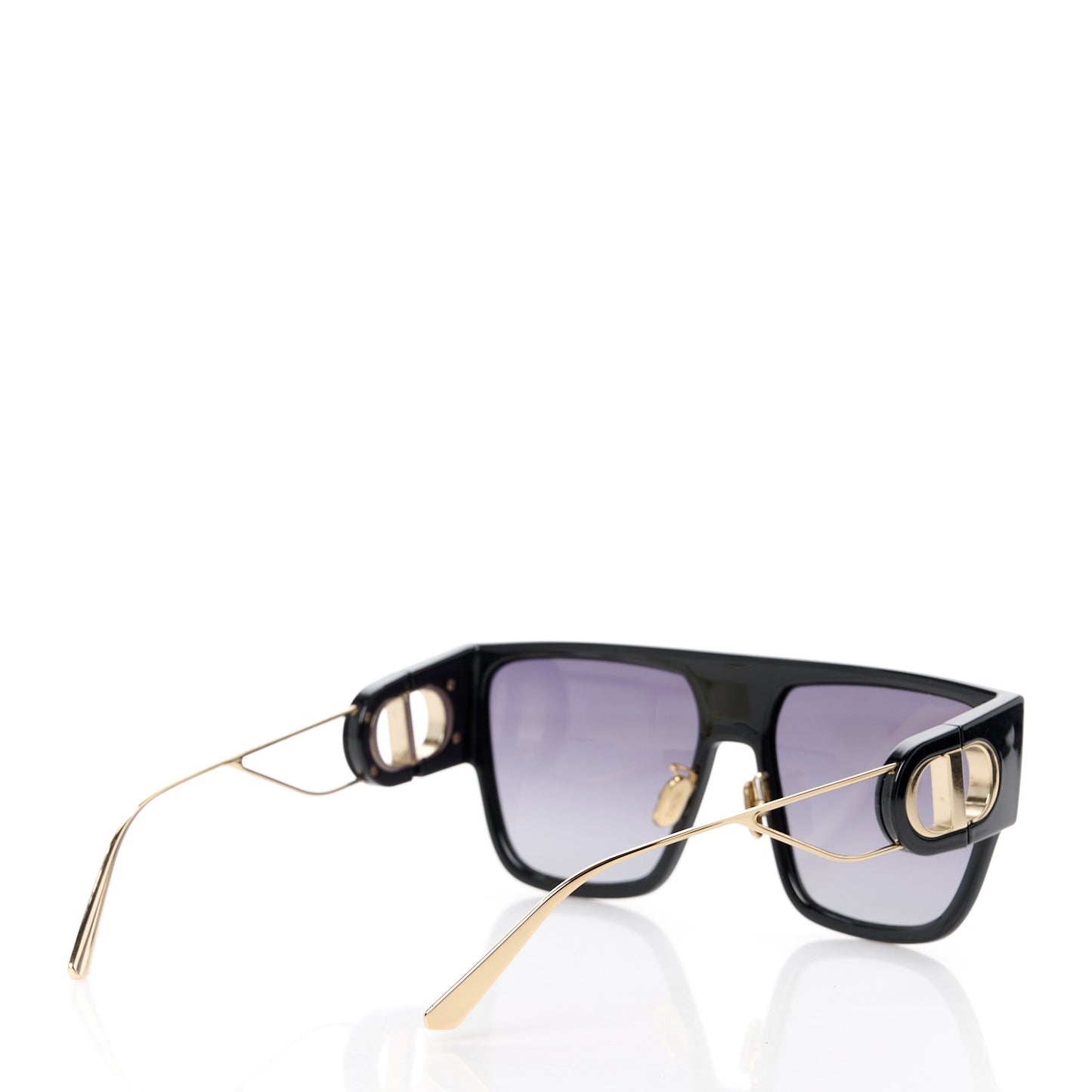 Rectangular 30 Montaigne S3U Sunglasses Black