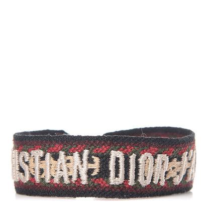 Christian Dior Woven Cotton J'Adior Friendship Bracelet 1 of 4