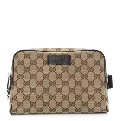 Gucci Monogram Belt Bag Dark Brown 1 of 9