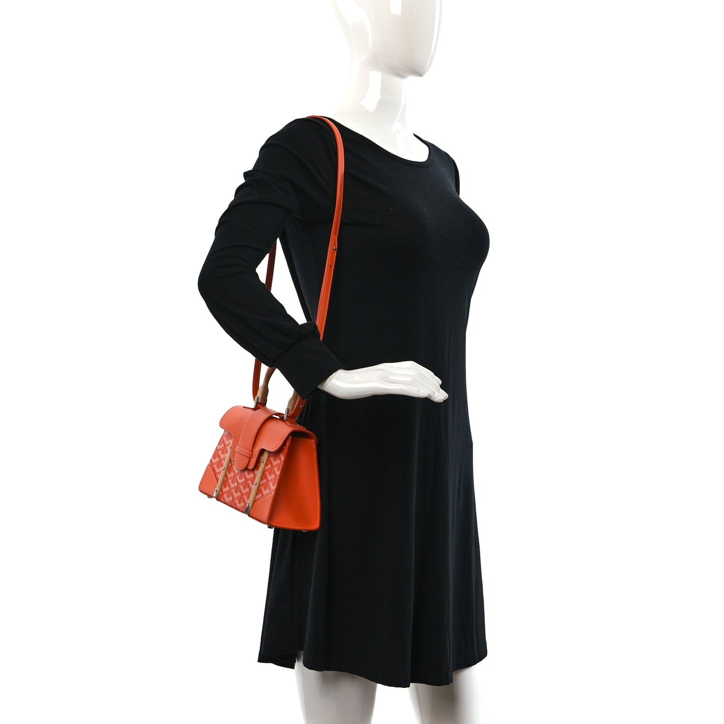 Goyardine Structure Mini Saigon Orange