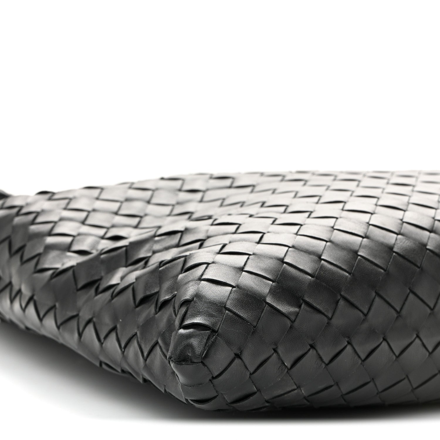 Bottega Veneta Calfskin Intrecciato Large Hop Black 9 of 10