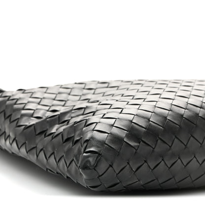 Bottega Veneta Calfskin Intrecciato Large Hop Black 9 of 10