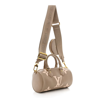 Louis Vuitton Empreinte Monogram Giant Papillon BB Tourterelle Cream 3 of 10