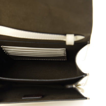 Fendi Vitello Vernice Mou Karligraphy Crossbody Bag Latte 5 of 10