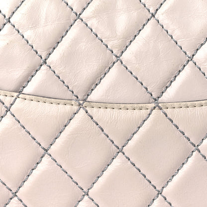 Chanel Calfskin Quilted Surpique 2.55 Reissue Flap White 12 of 16