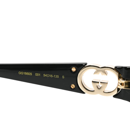 Gucci Acetate Oval Sunglasses GG1660S Black 6 of 6