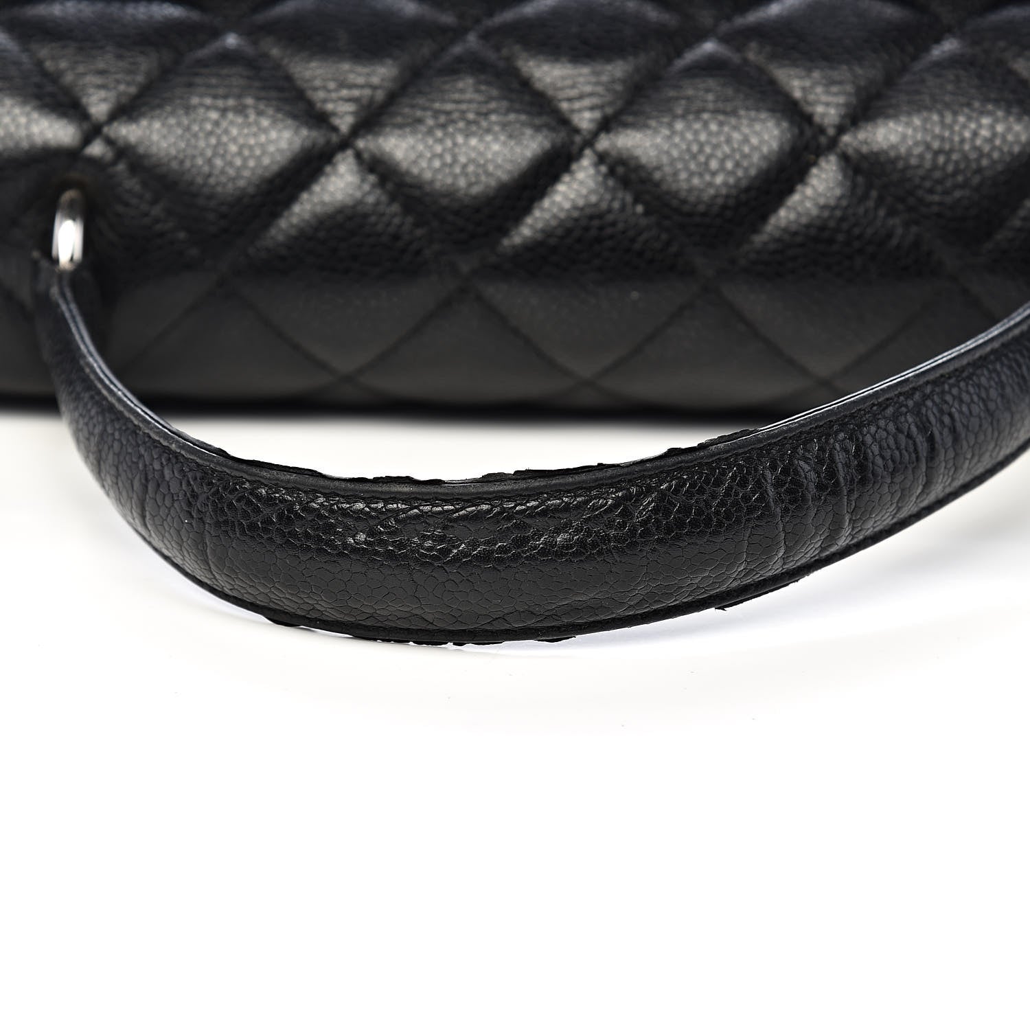 Chanel Caviar Quilted Jumbo Kelly Flap Black 8 of 16