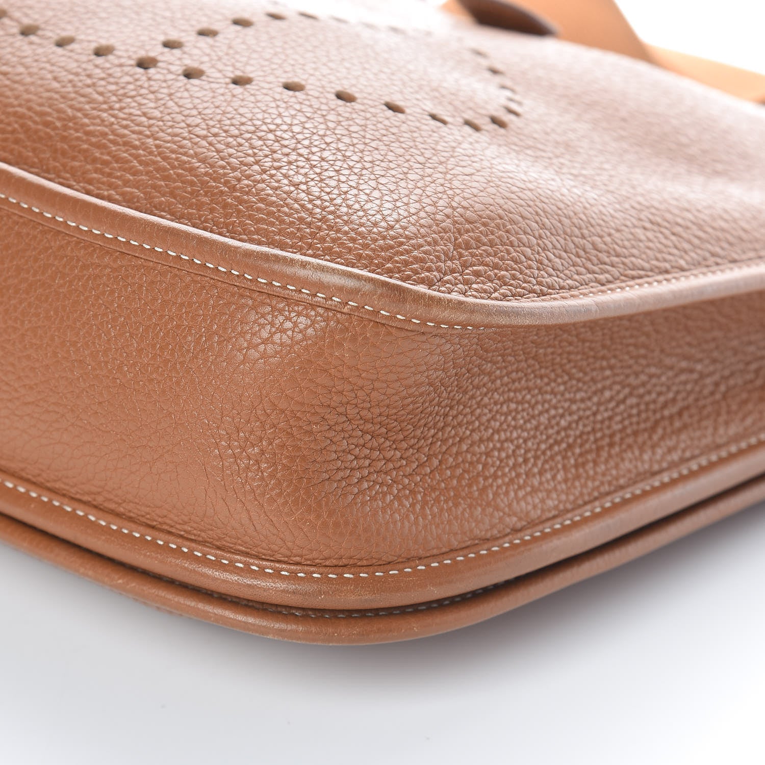 Hermes Taurillon Clemence Evelyne II PM Gold 10 of 11