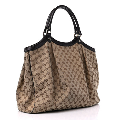 Gucci Monogram Large Sukey Tote Dark Brown 3 of 11
