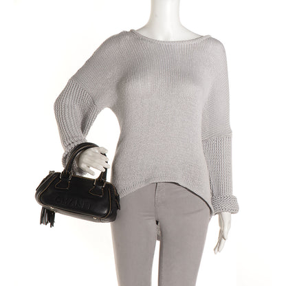 Chanel Leather Small Tassel Handbag Black 2 of 7