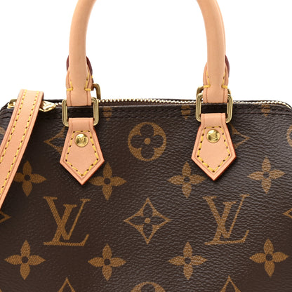 Louis Vuitton Monogram Nano Speedy Bandouliere 7 of 9