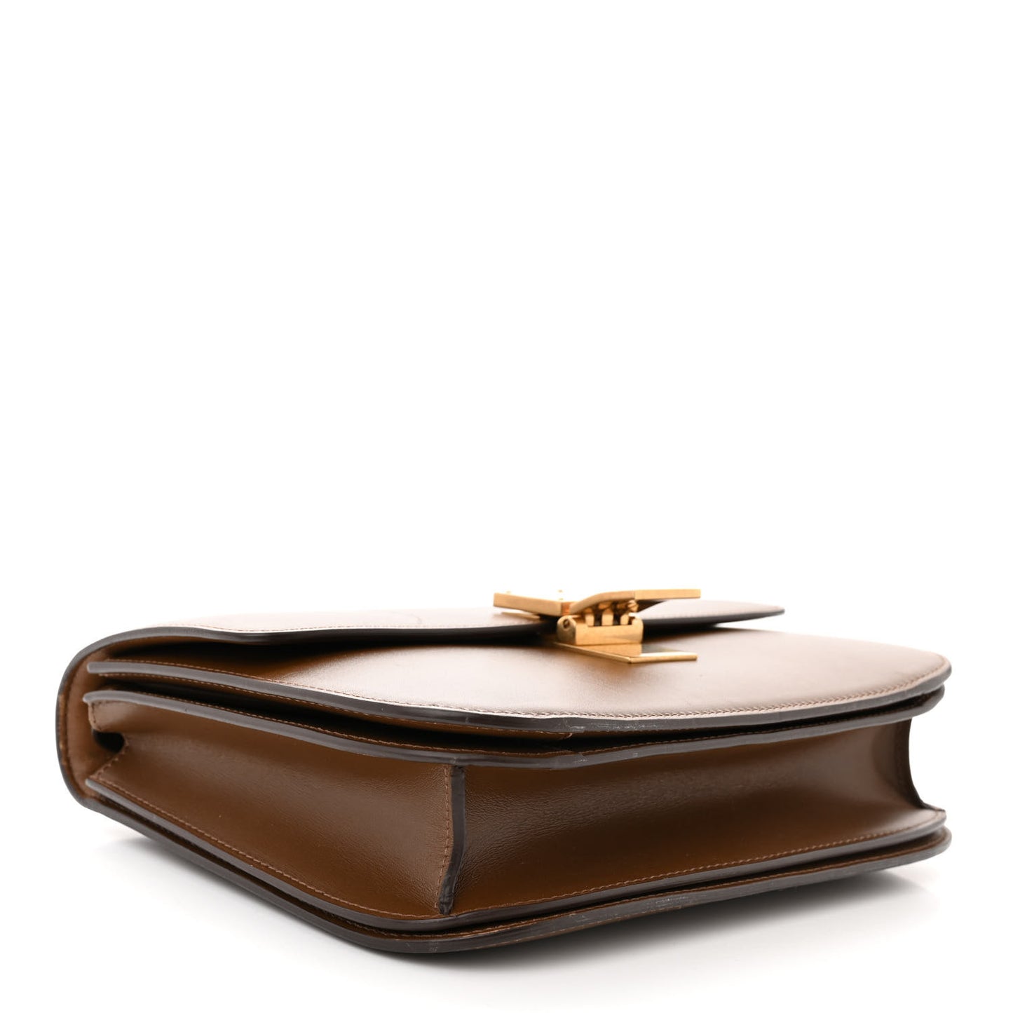 Box Calfskin Medium Classic Box Flap Bag Camel