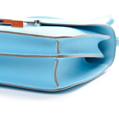 Hermes Epsom Constance 18 Celeste 10 of 11